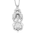 999 Fine Silver Pixiu Pendant with Stainless Steel Necklace (20 Inches) - Sticky add to cart bar