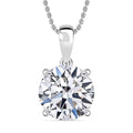 IGI Certified 950 Platinum Luxuriant Lab Grown Diamond (E-F, VS) Pendant Necklace (20 Inches) 5.00 ctw - Sticky add to cart bar