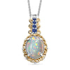Ethiopian Welo Opal & Blue Sapphire