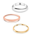 Calvin Klein Set of 3 Island Bangle Bracelet in ION Plated YRG and Stainless Steel (5.50 In) - Sticky add to cart bar