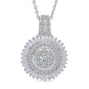 Rhodium Over Sterling Silver
