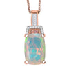 Ethiopian Welo Opal & Pink Diamond