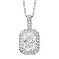 IGI Certified Luxuriant Lab Grown Diamond E-F VS 3.40 ctw Pendant Necklace in 950 Platinum 5.70 Grams 20 Inches - Sticky add to cart bar
