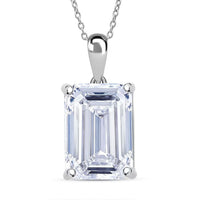 IGI Certified 950 Platinum Luxuriant Lab Grown Diamond (G, VS) Pendant Necklace (20 Inches) (7.55 g) 10.10 ctw