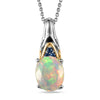 Ethiopian Welo Opal & Ceylon Blue Sapphire