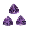 AA Rose De France Amethyst Set of 3 (Trl 7 mm) 3.00 ctw Loose gemstone - Sticky add to cart bar