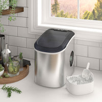 Countertop Portable Ice Maker Machine - Silver