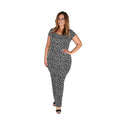 LEMON TART Black and White Speckle Microfiber Blanche Pant with Drawstring - L - Sticky add to cart bar