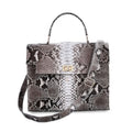 Doorbuster The Grand Pelle Navy Color 100% Genuine Python Leather Tote Bag (11.81"x5.51"x9.84") - Sticky add to cart bar