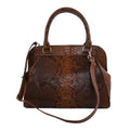 The Pelle Python Skin Bag Collection Turquoise Color 100% Genuine Python Leather Tote Bag - Sticky add to cart bar
