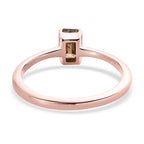 LUXORO 10K Rose Gold I3 Natural Champagne Diamond Solitaire Ring 0.50 ctw