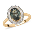 Doorbuster LUXORO 10K Yellow Gold AAA Narsipatnam Alexandrite, Diamond (G-H, I3) Ring 1.60 ctw - Sticky add to cart bar