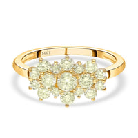 Doorbuster LUXORO 14K Yellow Gold Natural Yellow Diamond SI Ring 2.75 Grams 1.00 ctw