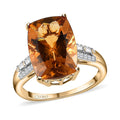 LUXORO 10K Yellow Gold Premium Golden Scapolite, Diamond Ring 2.75 Grams 6.00 ctw - Sticky add to cart bar