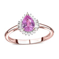 Doorbuster LUXORO 14K Rose Gold AAA Madagascar Pink Sapphire, Diamond (G-H, I3) Ring (Size 7.0) (2.70 g) 0.80 ctw - Sticky add to cart bar
