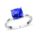 Certified and Appraised Rhapsody 950 Platinum AAAA Tanzanite, Diamond (E-F, VS) Ring (Size 12.0) (4.50 g) 2.75 ctw - Sticky add to cart bar