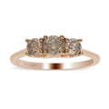 LUXORO 10K Rose Gold Natural Champagne Diamond Ring (Size 10.0) (2.25 g) 1.00 ctw - Sticky add to cart bar