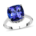 950 Platinum AAAA Tanzanite Solitaire Ring , Platinum Wt. 4.7 g 7.71 ctw - Sticky add to cart bar