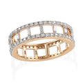 Luxoro 10K Yellow Gold G-H I3 Diamond Band Ring 0.60 ctw - Sticky add to cart bar