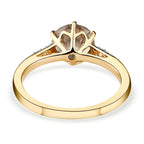 ILIANA 18K Yellow Gold 100 Facet Turkizite, Diamond (G-H, SI) Ring (Size 10.0) (3 g) 2.20 ctw