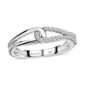 ILIANA IGI Certified 18K White Gold Diamond G-H SI Band Ring (Size 6.0) 3.75 Grams 0.20 ctw - Sticky add to cart bar
