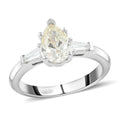LUXORO 14K White Gold Premium Espirito Santo Aquamarine and G-H I2 Diamond Ring 3.85 Grams 4.50 ctw - Sticky add to cart bar