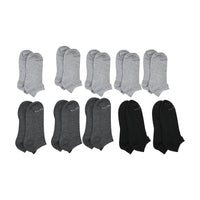 US POLO ASSN 10 Pairs Women's Low Cut Socks (Sizes 4-10) -White-Pink/Black