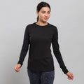 JOVIE Black 90% Polyester & 10% Spandex Long Sleeve T-Shirt- L - Sticky add to cart bar