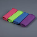 HOMESMART Set of 4 Multi Color 45% Polyester & 55% Nylon Cooling Towels (12"x35") - Sticky add to cart bar