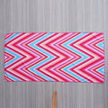 HOMESMART Multi Color Geometric Print Rectangle Beach Towel - Sticky add to cart bar