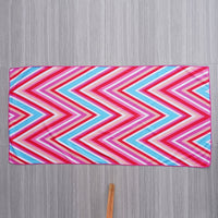 HOMESMART Multi Color Geometric Print Rectangle Beach Towel