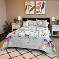 UNIDOS Brown Farmhouse 5 pc Reversible Bedspread Set -Queen - Sticky add to cart bar