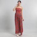 JOVIE Black Smocked Strapless Dress - Plus - Sticky add to cart bar