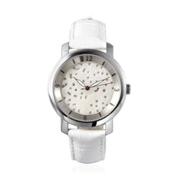 EON 1962 Black Jade Swiss Movement Watch with Black Leather Strap 20.00 ctw