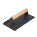 Cast Iron Grill Press with Wooden Handle - Sticky add to cart bar