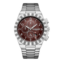 GAMAGES OF LONDON Limited Edition Hand Assembled Distinguish Automatic Movement Watch in Stainless Steel (45mm) FREE GIFT PEN