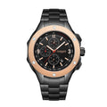 GAMAGES OF LONDON Limited Edition Hand Assembled Synergy Automatic Movement Watch in ION Plated Black Stainless Steel (50mm) with Free Gift Pen - Sticky add to cart bar