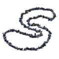 Lapis Lazuli Chips Endless Necklace 34 Inches 347.00 ctw - Sticky add to cart bar