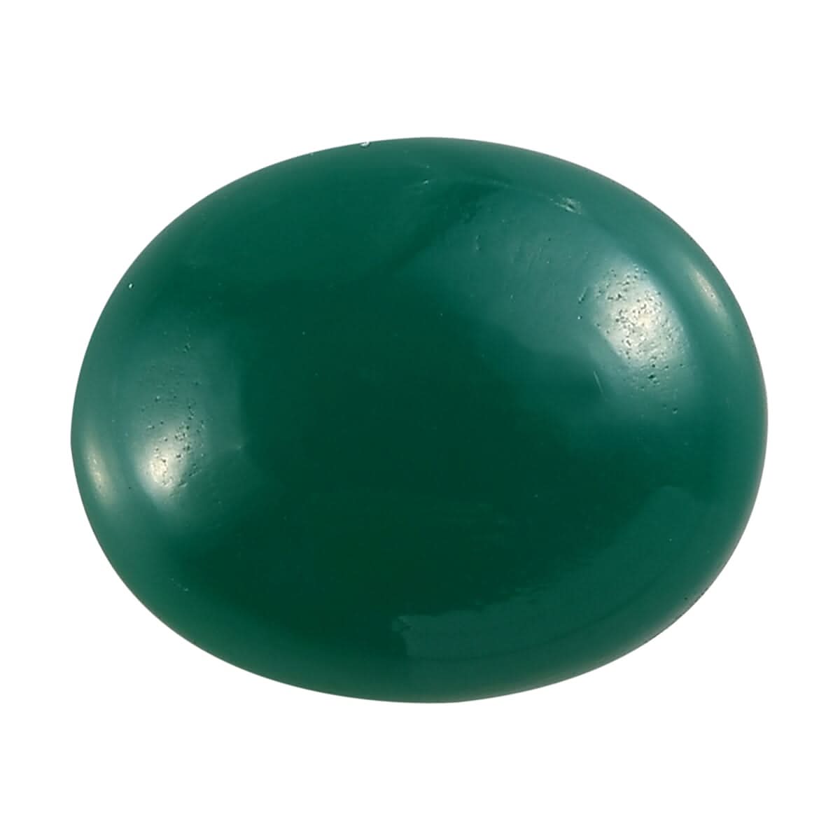 Enhanced Green Chalcedony (Ovl 11x9 mm) 3.36 ctw