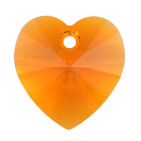 Tangerine Crystal (Hrt 14 mm) 6.16 ctw