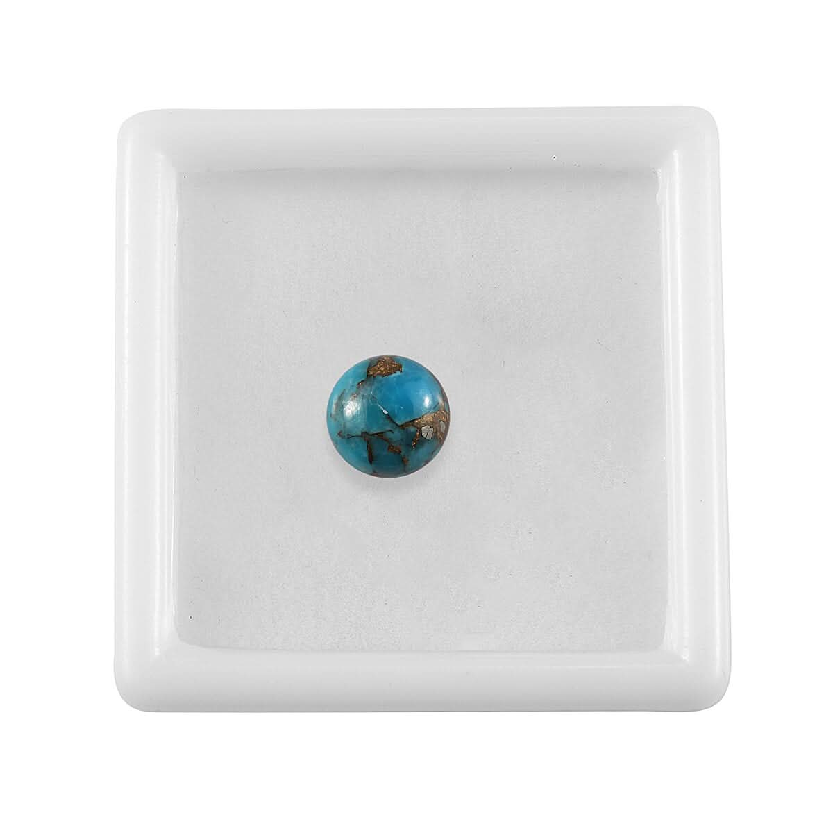 AA Mojave Blue Turquoise (Rnd 8 mm) 1.94 ctw