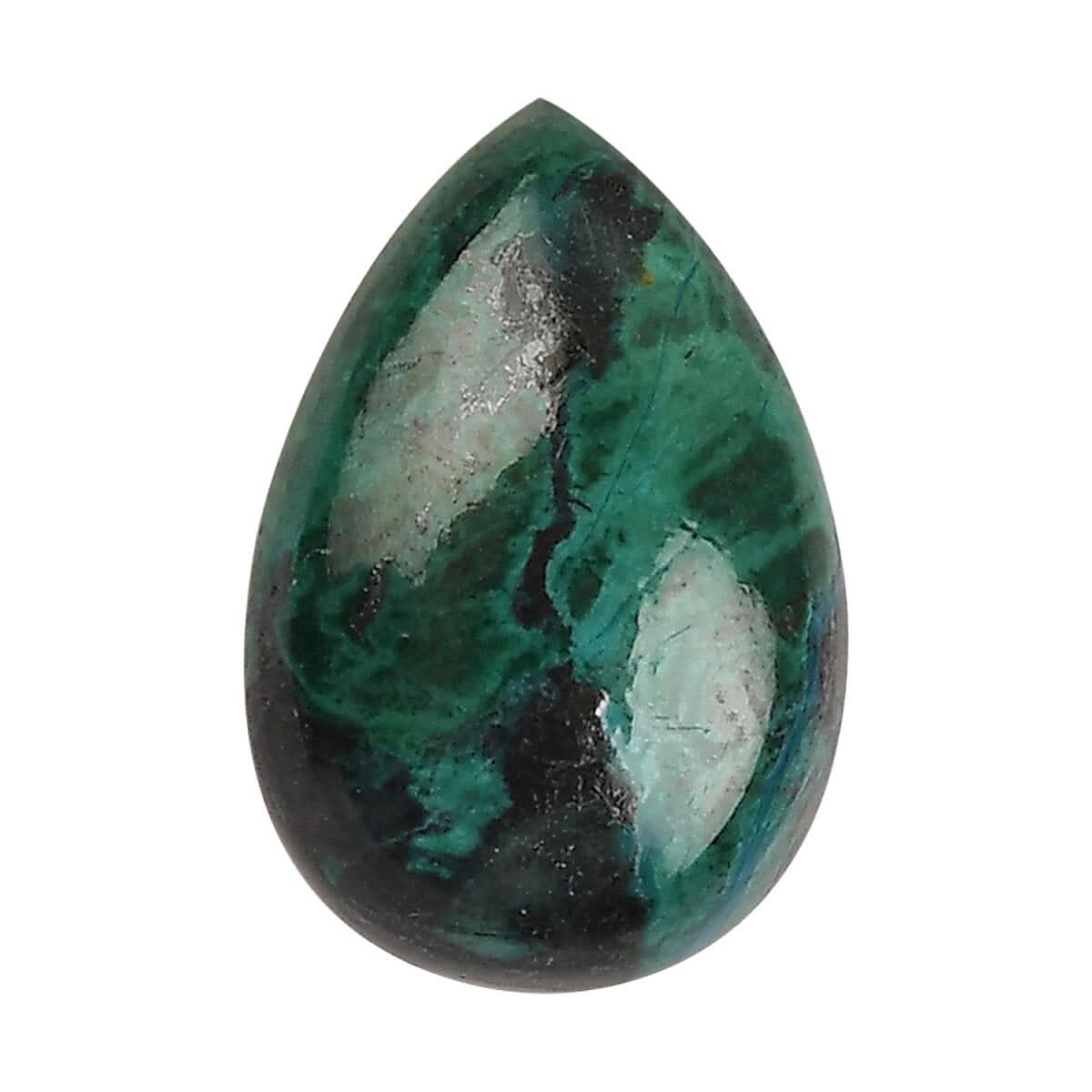 Australian Chrysocolla (Pear 12x8 mm) 3.22 ctw