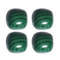 African Malachite Set of 4 (Cush 7x7 mm) 7.00 ctw - Sticky add to cart bar