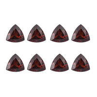 AAA Imperial Fire Garnet Set of 8 (Trl 7 mm) 8.50 ctw