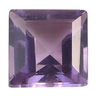 AA Rose De France Amethyst (Sqr 5 mm) 0.56 ctw Loose Gemstone