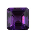 AA Asscher Cut Mashamba Amethyst (Oct 7x7 mm) 1.51 ctw Loose Gemstone - Sticky add to cart bar