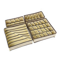Set of 4 Beige Non-Woven Storage Organizers (11.02x5.51 - 12.6x12.4) - Sticky add to cart bar