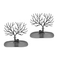 Set of 2 Black Deer Design Jewelry Stand - Sticky add to cart bar