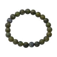 80.00 ctw Connemara Marble Beads Stretch Bracelet
