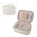 Black Faux Leather Jewelry and Cosmetic Organizer - Sticky add to cart bar